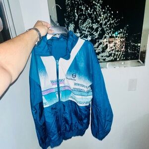 Vintage 90’s Sergio Tachini Nylon TrackSuit Full Set Size Mens Large